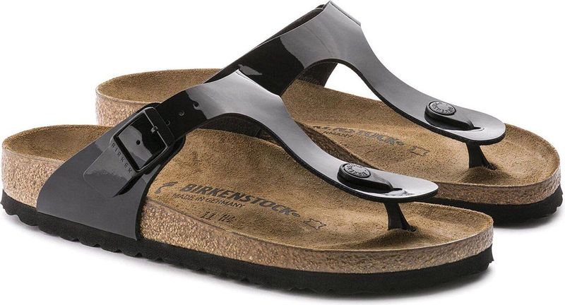 Birkenstock Gizeh - Slippers - Black Patent - Regular