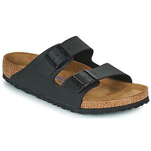 Birkenstock - Arizona - Slipper - Zwart - Synthetisch - Birkoflor