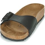 Birkenstock Madrid Dames Slippers Black Regular-fit | Zwart | Imitatieleer | Maat 46 | 040791