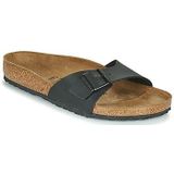 Birkenstock Madrid Dames Slippers Black Regular-fit | Zwart | Imitatieleer | Maat 46 | 040791