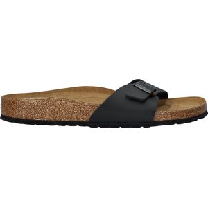 Birkenstock Madrid Women Black Birko-flor Narrow