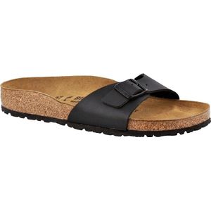 Slipper Birkenstock Women Madrid Birko-Flor Black Narrow-Schoenmaat 37