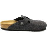 Klomp Birkenstock Unisex Boston Wool Felt Anthracite Narrow-Schoenmaat 39