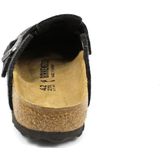 Birkenstock - Sandalen en slippers - Boston Wool Anthracite voor Heren van Wol - Maat 40 - Grijs
