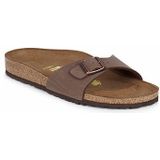 Birkenstock - Madrid - Sportieve slippers - Dames - Maat 35 - Bruin - Mocca BFNB