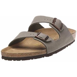 Birkenstock Arizona Grijze Pantoffel - Maat 37.5