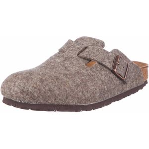 Birkenstock Boston instappers bruin Vilt 270247