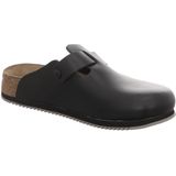 Birkenstock Boston Zwart Superloopzool Natuurleer