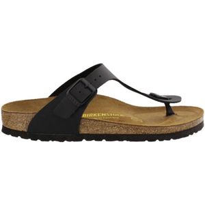 Birkenstock - Gizeh - Teenslippers - Zwart - Birko-Flor