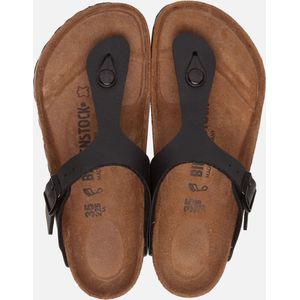 Birkenstock - Gizeh - Teenslippers - Zwart - Birko-Flor