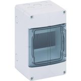 Groepenkast - Leeg - Opbouw - Grijs - Kunststof - 1 Rij - 5 Modulen Breed