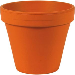 Terracotta Bloempot voor Binnen en Buiten - Oranje - Ø 24 cm