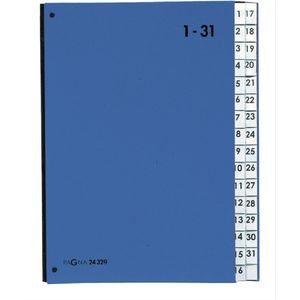Pagna Pultordner Taben 1-31 blau