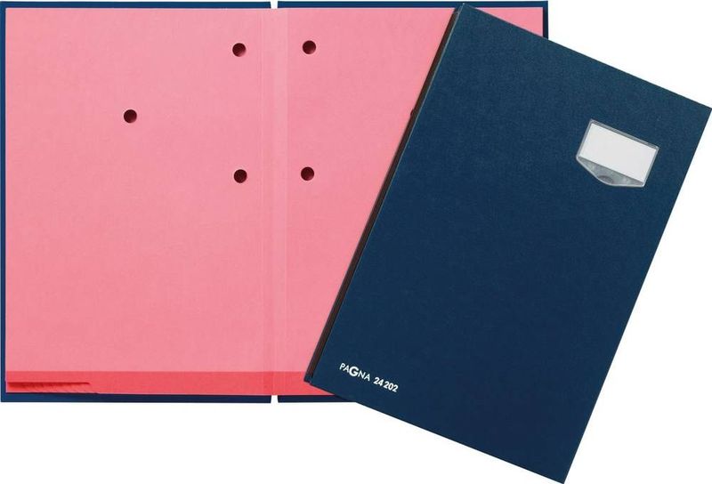 Pagna Unterschriftsmappe Eco A4 20 Fächer blau