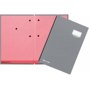 Pagna Unterschriftsmappe Eco A4 20 Fächer grau