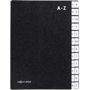 Pagna Pultordner Classic 24 Fächer, Schwarz, A4