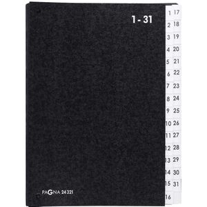 Pagna 24321-04 Classic muziekstandaard, 32 vakken, 90 cm x 2,1 m, zwart