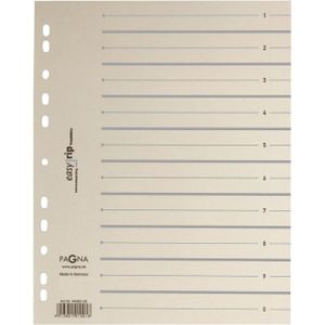 PAGNA Easy Rip Trennblätter 225 g/m² chamois/grau