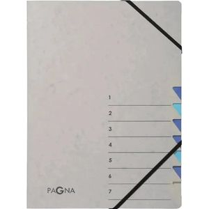 Sorteermap pagna easy a4 7 tabs blauw