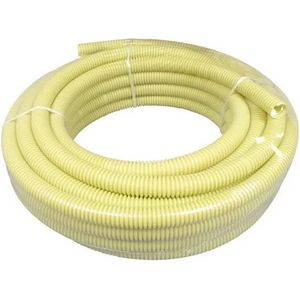 Installatiebuis Highspeed flexibel pvc 16 mm 5/8" rol 10 m creme