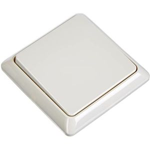 Elso 506100 Knop 42V/1A Inbouw RENOVIERUNG parelwitte knop.Installatie 1A.42V Ren pw