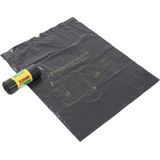 KOMO vuilniszakken met trekband 60 liter grijs 60x80cm 43 my - Doos 20 rol à 15 stuks