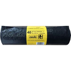 40 Komo Vuilniszakken - Trekband 60 liter