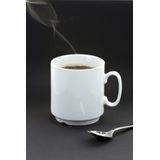 Retsch Arzberg Becher ROBERT, Porzellan, stapelbar, platzsparend, 6-teilig, 300ml