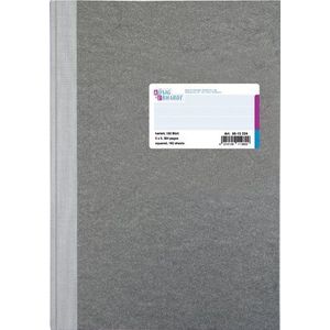 K+E Geschäftsbuch A5 kariert 192 Blatt hellblau