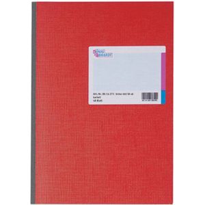 König & Ebhardt 8614271 notitieboek A4, 210 x 297 mm, 48 vellen, rood