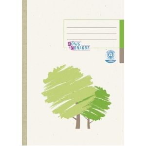Notizbuch ""Grüner Baum"" liniert DIN A5