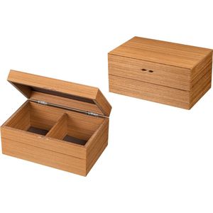Philos - 4643 Schaakdoos - Bruin - Hoogwaardig Wortelhout