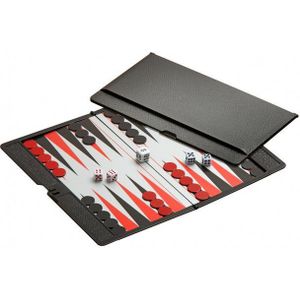 Philos Backgammon Reiseset Magnetkoffer