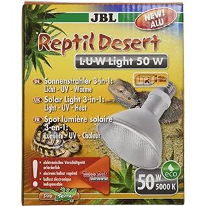 JBL ReptilDesert L-U-W 61891 Aluminium schijnwerper op zonne-energie voor woestijnterraria, 50 W