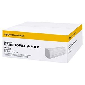 V-fold papieren handdoeken, 21 x 24 cm, 2 lagen