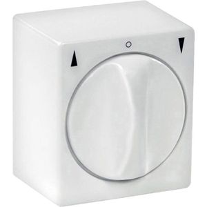Chamberlain - Tuimelschakelaar - Wit - Opbouwmontage - Draaiknop