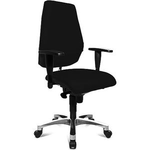 Bureaudraaistoel Sitness 30 inclusief in hoogte verstelbare armleuningen modern 47/113 / 48 cm zwart