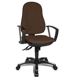 Topstar Trend SY 10 Bureaustoel met armleuningen, donkerbruin