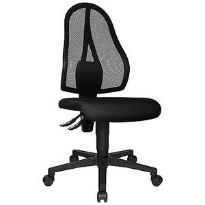 Topstar Open Point P bureaustoel, bureaustoel, stof, 58 x 48 x 111 cm, zwart