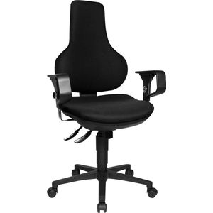 Topstar bureaustoel ERGO POINT, synchroonmechanisme, zonder armleuningen, speciale ergonomisch gevormde wervelsteun
