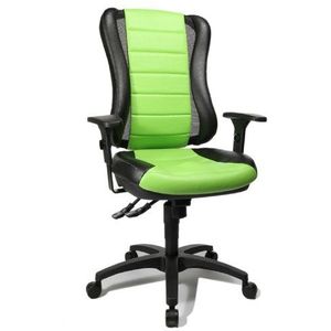 Topstar HE30PS105 bureaustoel Head Point RS inclusief armleuningen, tweekleurige bekleding groen/zwart