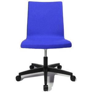 Topstar EA100L56 Cube bureaustoel, 43 x 51 x 98 cm, blauw