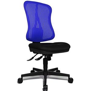 Topstar Head Point SY bureaustoel, ergonomisch, in hoogte verstelbaar, 70 x 47 x 113 cm, koningsblauw/zwart