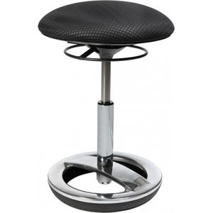 Topstar B-OB - Werkkruk - Ergonomisch - Chroom - Zwart