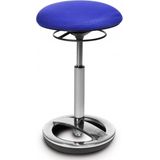 Werkkruk/Verhoogde Bureaustoel - Stof - Blauw - Ergonomisch
