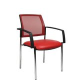 2 Topstar Besucherstühle BtoB 10 BB290A S01 rot Stoff