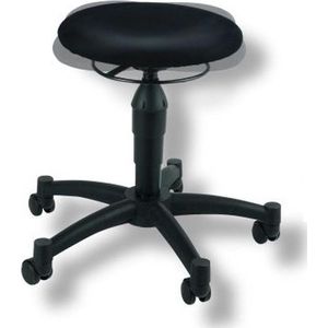 Werkkruk/Verhoogde Bureaustoel - Stof - Zwart - Balance 10