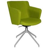 TOPSTAR | Bezoekersstoel SFH | 3D-zitgewricht en aluminium kruisvoet | groen