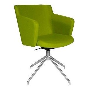 Topstar Bezoekersstoel SFH, 3D-zitscharnier en aluminium voetkruis, groen