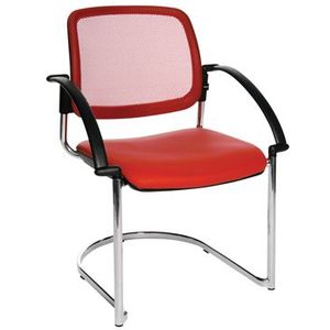 Bezoekersstoel Topstar open chair 30 rood